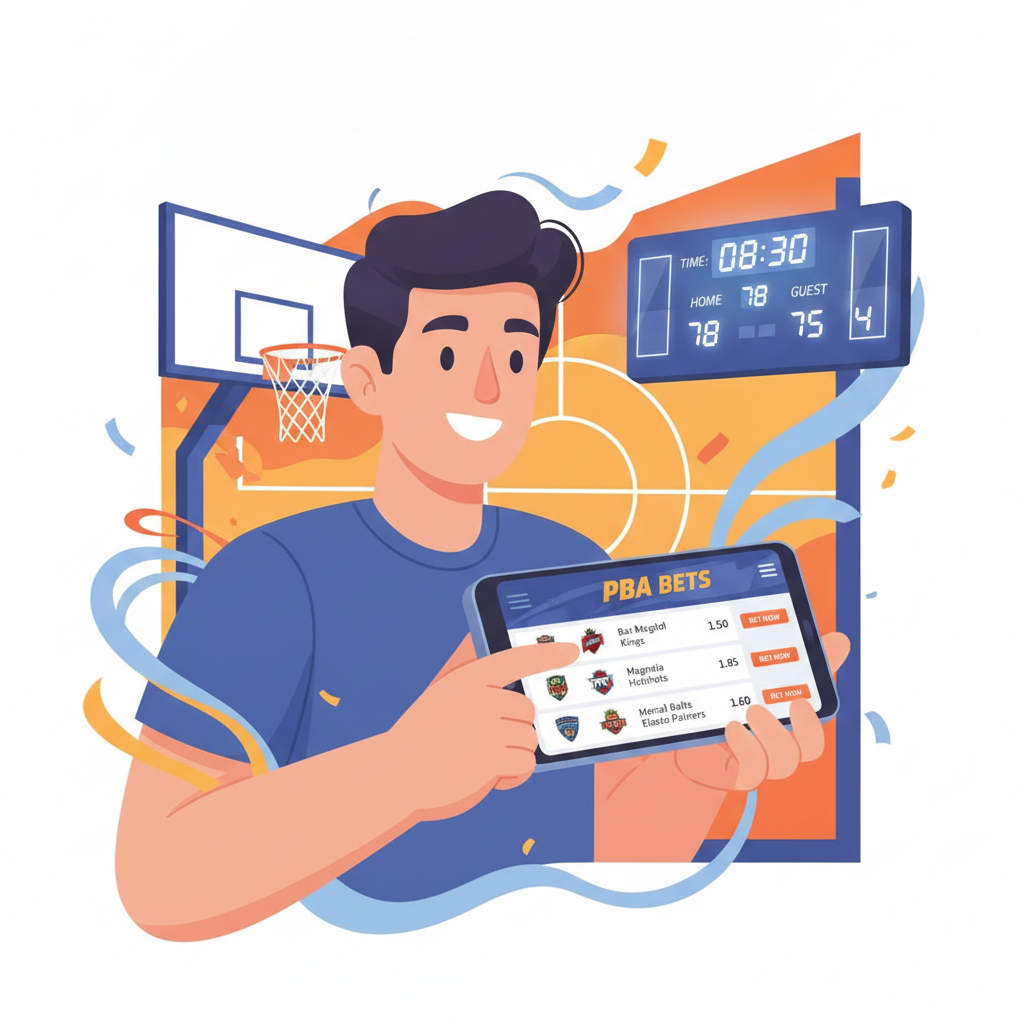 Illustration: How to Bet on PBA Games on Bowmore77: First-Time Sports Betting Guide